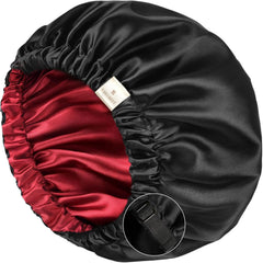 YANIBEST Silk Bonnet Satin Bonnet for Sleeping Women and Men, Adjustable Double Layer Hair Bonnet for Curly Braids Hair