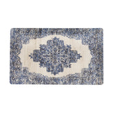 World Rug Gallery Distressed Medallion Cushioned Anti-Fatigue Mat