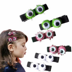 Halloween Spider Hair Clips, Girls Cute Cheer Barrettes Alligator Hairpins, Kids Costume Party Favor Supply, Gothic Outfit Decor Accessories Dead Day Gift Black 2 inch
