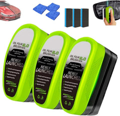 Dry Shop Car, Window -Automotive Oil Film Cleaning Brush, Glass Oil Film Remover, Anti-Rain Fog Cleanings Glass Brush, Improves Clarity