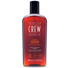 American Crew Shampoo for Men, Daily Cleanser, Naturally Derived, Vegan Formula, Citrus Mint Fragrance, 33.8 Fl Oz