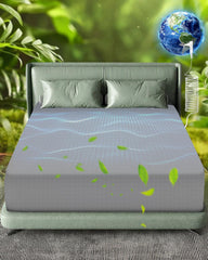 Grounding Sheets,Grounding Mat for Bed 10% Pure Silver Fiber+90% Organic Cotton,with 15Ft Grounding Cord,Fixed Clips,Test Pen,104 * 23.6inch Suitable for All Mattress Sizes(Grey)