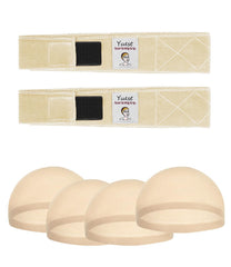 2 Pack Wig Grip Band - Velvet Wig Grips Adjustable Headband Stay Put No Slip Edge Saver