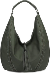 Women Hobo Bags Oversized Leather Handbags PU Crossbody Shoulder Totes Winter Stylish Purses