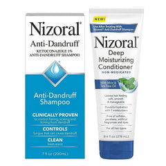 Nizoral Deep Moisturizing Conditioner with Mint & Tea Tree Oil for All Hair Types - Free of Sulfates, Parabens, Artificial Fragrances and Dyes, 9.4 oz