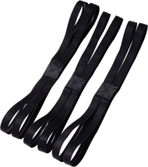 Shappy 3 Pieces Double-straps Sport Headbands Elastic Hairband Non-slip Sweatband for Women or Men