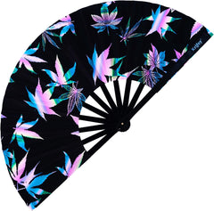 Krifey Large Folding Hand Fan – Bold Snap Fans for Line Dancing, Rave, EDM Festivals & Drag Shows – Statement Accessory for Women, Baddies & Party Queens
