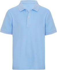 Kids Boys Shirt School Uniform Shirts Short Sleeve Button Closure T Shirt Casual Solid Color Pullover Top