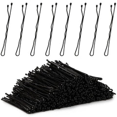 Tbestmax 300 Bun Hair Bobby Pins U Shaped Pin Hair Grips to Clip Ballet Hair Net for Women 5 CM/2 Inch Brown