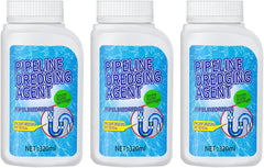 2pcs Drain Clog Remover, Pipeline Dredging Agent, Powerful Quick Cleaning Drain Toilet Cleaner Tool, Unclog Toilet Clog And Kitchen Sink Pipe Unblocker Powder