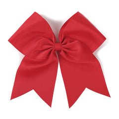7 Inch Jumbo Solid Color Bows with Alligator Hair Clips For Girls and Women (Green)