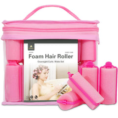 36 Pieces Foam Sponge Hair Rollers - Soft Hair Styling Curlers for Hair Curls (Black, Flexi Rod, 2.8x0.98inch)