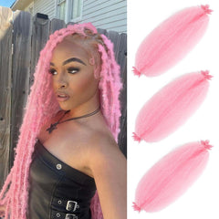 Ginger Afro Twist Hair 16 Inch 3 Packs Springy Afro Twist Hair Pre Fluffed Spring Twist Hair Kinky Marley Braiding Hair Afro Twist Wrapping Hair for Soft Locs (16 Inch, 3packs, 350#)