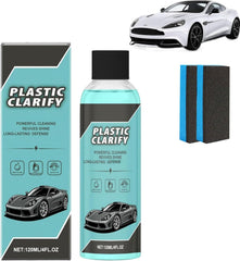 Plastic Clarify for Cars, Plastic Clarify, Plastic Glarify for Cars Spray, Waterless Spray Wax, Detailer For Car Interiors & Exteriors,for Cars (1pcs)
