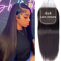 5x5 Hd Lace Closure Human Hair Hd Closure Body Wave Closure 12A Virgin Remy Human Hair for Black Women 5x5 Transparent Lace Frontal Closures Pre Plucked Natural Black 12 Inch