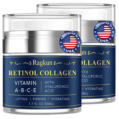Retinol Cream for Face, Collagen Neck Creams for Tightening and Firming, Anti Aging Day & Night Facial Moisturizer for Women & Men, Instant Face Lift Wrinkle Cream 3.4 fl. oz.