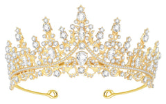Tiara Crown for Women, Headband Hair Accessories for Birthday Wedding Party Costume Purple