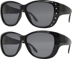 PZ - Polarized Women Sunglasses Wear to Cover Over Prescription Glasses UV Protection