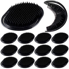6Pcs shampoo pocket comb massage hair comb pocket palm brush comb portable hair comb beard comb creative scalp brush pocket combs for men and pets (6PA)