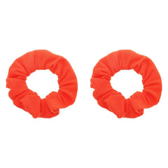 Set of 2 Solid Scrunchies (White)