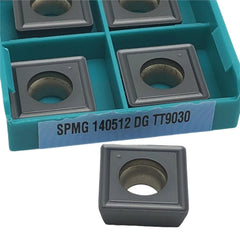 10pcs Carbide Insert SP Type SPMG/SPGT 050204 060204 high Speed Insert Power Fast Drill Insert(SPMG060204 DG TT8020)