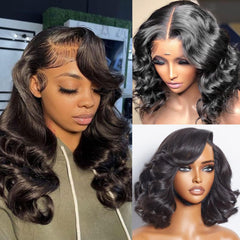 Body Wave Lace Front Wigs Human Hair 13x6 Lace Front Wigs Human Hair 200% Density 26 Inch 13x6 HD Lace Frontal HumanHair Wigs for Black Women With BabyHair