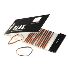 Blax Clear Hair Elastics – Snag-Free Transparent Hair Ties, No-Damage Hair Rubber Bands, 4mm 8 Count