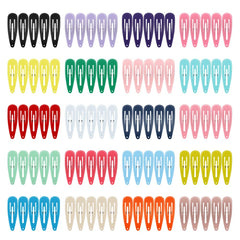ECADY 100-Piece Metal Snap Hair Clips for Girls, Toddlers, and Kids - Perfect for Fine Hair, Thick Hair, and More - Featuring Fun Star Designs