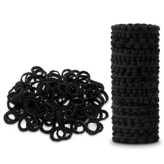 Youxuan Small Elastic Hair Ties, Soft, Stretchy, and Non-Damage Hair Bands, Multi-Color 100 Pcs Strong, Durable Mini Rubber Bands for Toddlers, Girls and Women