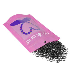 Premium Hair Elastic Tie Bands Latex-Free (20mm x 2mm x 0.4mm, Pastel Mix) 2,000 pcs