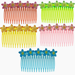 MARY LAVENDER Side Hair Comb for French Twist Bangs Hair Pin Clips Hair Accessories Decorative Comb for Women Kids Girls 5pcs