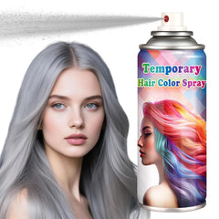 Red Hair Spray Color Temporary,One-time Use Washable Hair Dye,Cruelty-free Hair Spray with Protective Set for Christmas Halloween Cosplay,120ML (Red)