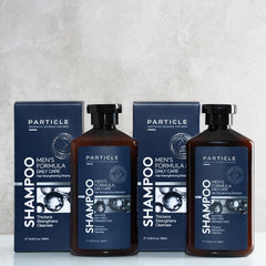 Particle Hair Thickening Shampoo for Men, Men’s Shampoo, Cleansing Formula Made with Biotin, Capixyl, Redensyl, Ginseng and Green Tea Extract for Hair Strength Support, Paraben Free, 400 mL