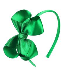 Boutique Hair Bow Headbands for Kids, Toddlers, and Girls - Gold