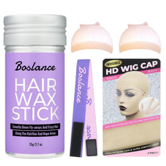 Hair Wax Stick - Strong Hold Styling Wax, Matte Finish Slick Back Stick, Easy Application - Styling Wax for All Hair Types,Natural Ingredients,Long-Lasting Styling,Travel Wax Stick For Hair.