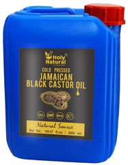 Organic Jamaican black Castor Oil (3.38 fl oz) USDA Certified, Traditional Handmade with Typical and Traditional roasted castor beans smell ,100% Pure black Castor Oil (No Additive, Non GMO)
