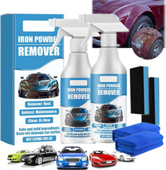 Car Rust & Iron Particle Remover Spray, 2025 Upgrade Rust Remover for Metal, Rust Remover Spray, Iron Stain Cleaner for Multiple Surfaces, for Heavy Duty Rust Dissolver for Metal, Tools, Cars (1)