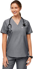 FIGS Catarina Scrub Tops for Women — Classic Fit, 1 Pocket, Four-Way Stretch, Anti-Wrinkle