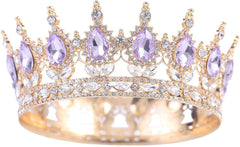 Crystal Crown and Tiara For Women - Rhinestone Headband For Princess Girls,Bridal Hair Accessories For Weddings Birthday