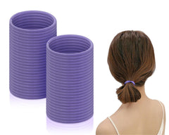 DS. DISTINCTIVE STYLE Hair Ties 50 Pieces 2.5 mm Elastic Hair Bands Hair Rubber Bands Ponytail Holders (Pink)