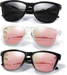 Polarized Sunglasses Womens Trendy Classic Retro Womens Sunglasses Men Driving Sun Glasses UV Protection