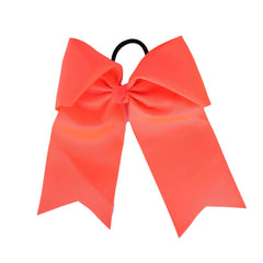 Jumbo Bow Pony with Tails (Pink)