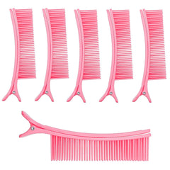 6 PACK Grip Alligator Clips for Hair Sectioning, Styling, Haircuts, Coloring, and DIY Accessories