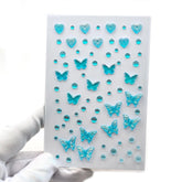 140 pcs Mermaid Face Gems & Seashell Rhinestones -Waterproof Self-Adhesive Face Jewels for Festival, Rave, Cosplay, Body Art (Pearl & Glitter) - Beach Party, Birthday, Carnival Makeup Accessories