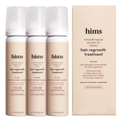 hims Extra Strength Hair Regrowth Treatment for Men with 5% Topical Minoxidil Solution for Hair Loss and Thinning Hair, Unscented, 2 Pack