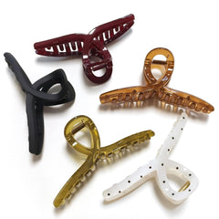 5 Inch Extra Large Claw Clips, 13 cm No Slip Matte Jumbo XL Hair Clips for Thick Long Curly Hair, Big Hair Claw Clips, 2 Pack