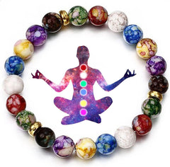 Chakra Bracelets for Women Healing Stone Bracelet Beaded Bracelet Yoga Balance Energy Essential Oil Anxiety Relief Jewelry Gifts trendy fashion
