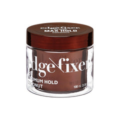 KISS COLORS & CARE Maximum Hold Edge Fixer, Non-Greasy Gel Formula Infused With Biotin B7, 24 Hour Hold, ‘Sweet Peach’ Scented, 3.38 Fl. Oz. (100 ml)