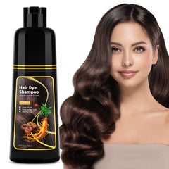 Black Hair Dye Shampoo - Natural Nutrition for Gray Hair Coverage, 3 in 1 Shampoo for women, Semi Permanent Hair Color for Instant, Lasts 30 Days/Natural herbal Ingredients, 150 ML/5.07 OZ