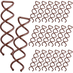 20PCS Spiral Hair Pins, Spin Pins Spiral Bobby Pins for Girls, Women and Kids, Non-Scratch Round Clip & Bun Twist, Stylish Bun Bobby Pins, Premium Spin Pins for Hair, Black